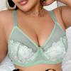 Thin Plus Size Bra for Women with Side Push-up Underwire Adjustable Anti-sagging Bra