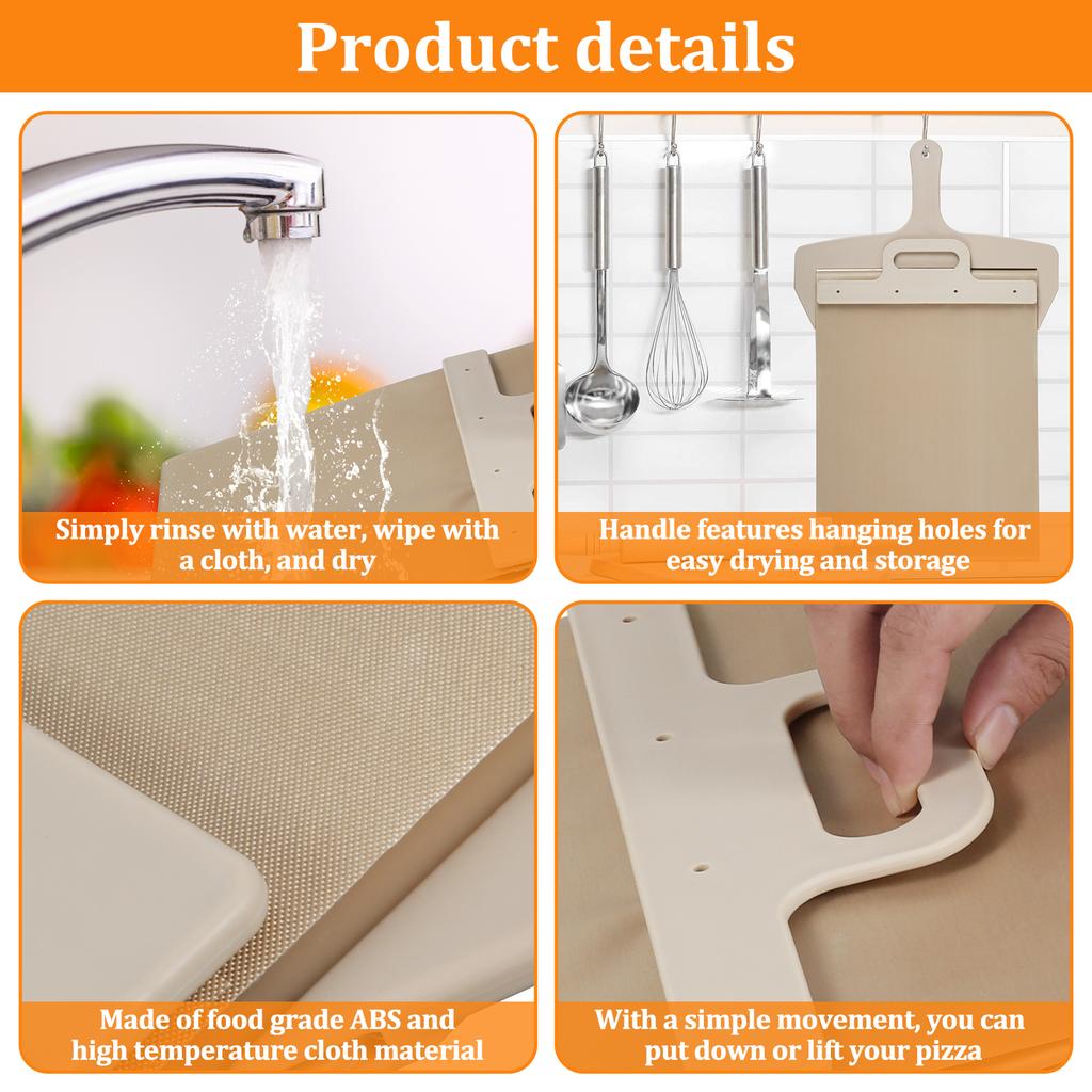 Schuif Pizza Schep Deegbak Pizza Plank Peddel voor Huiskeuken Oven Bakken Anti-aanbak Pizza Spatel Taart Dessert Glijplaat