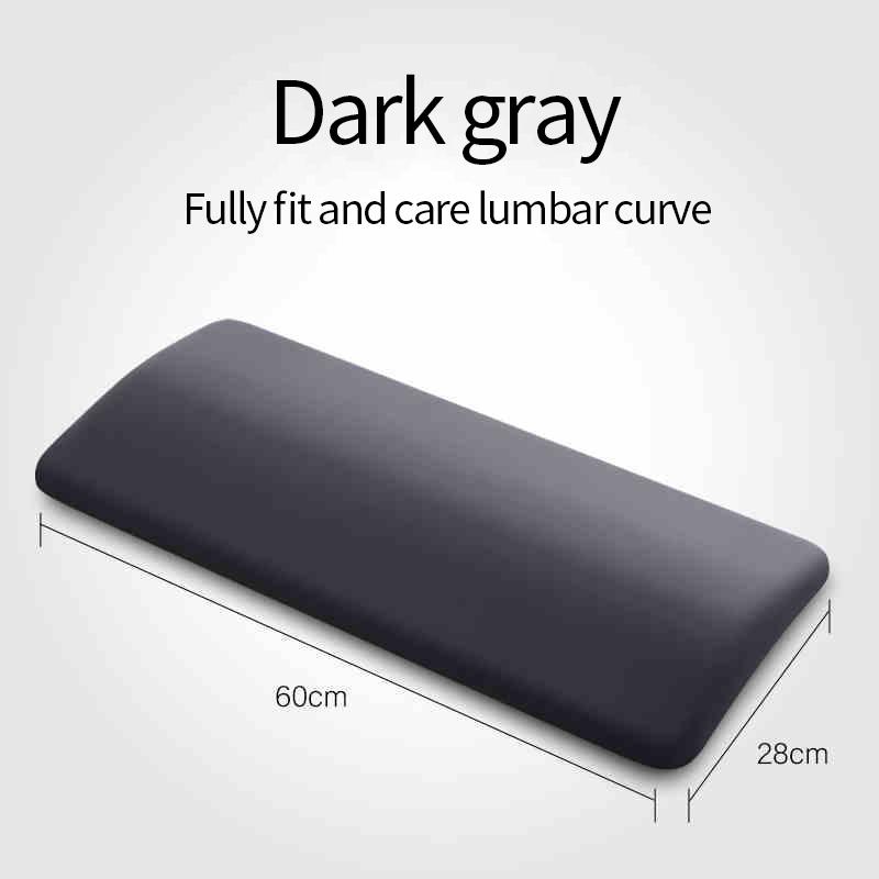 

Подушка для поясницы на кровати, поясничная подушка, поддержка поясницы, лежа на спине, артефакт сна, поддержка поясницы, выпячивание поясницы, наклон 60x28x5cm темно серый