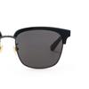 Gucci Monogram Temples Plate Frames Irregular Sunglasses Men's