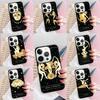Holy Girl Tarot Capa Phone Case For iPhone 17 Air 15 16e 14 13 Pro Max Coque 12 11 Pro Max PLUS Cover