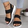 Sandalias de cuña para mujer Sandalia cómoda y transpirable Sandalia casual para verano