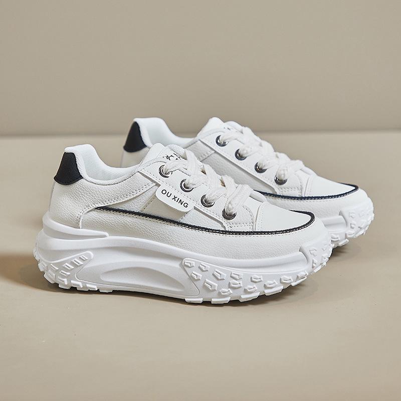 New student casual street shoes platform heightening dad shoes board shoes 35