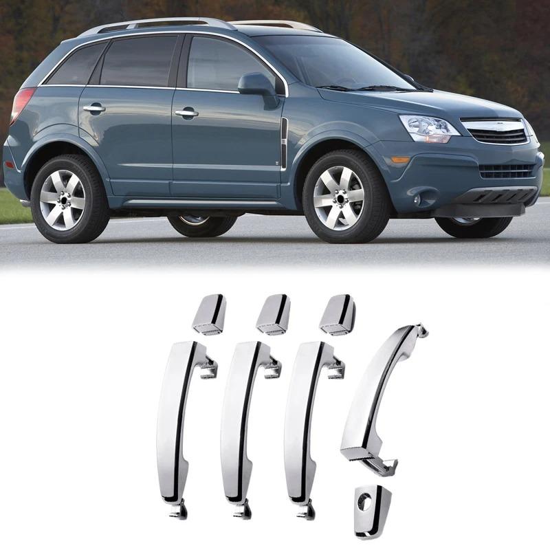 

4Pcs Chrome ABS Door Outer Handle Covers for Captiva Sport Aveo Vue 96468254 96468266 96468266 4PCS