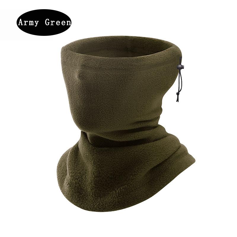 1pc Motorcycle Face Mask Winter Warm Balaclava Motorcycle Half Face Mask Black Warm Fleece Neck Scarf Riding Biker Windproof
