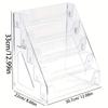 3/5-layer CD Rack, Album Display Rack, Transparent Storage Rack for Records,  and Tapes, Multifunctional Counter Display Rack