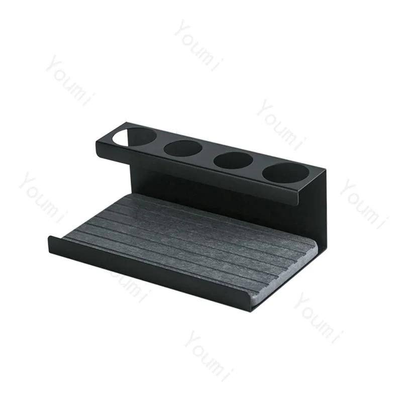 Light Luxury Exquisite Toothbrush Storage Rack High End Hotel Bathroom Decoration Household Bathroom Metal Storage Racks