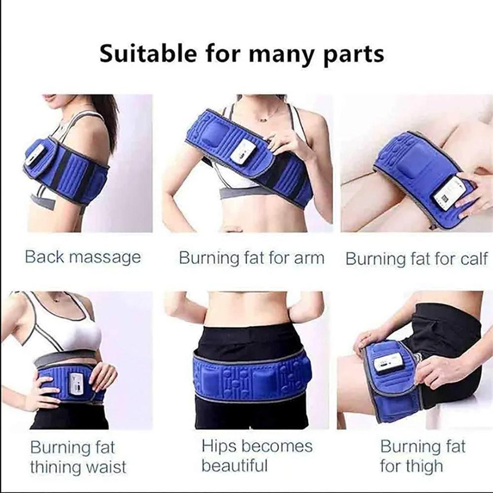 360 Degree Massage Body Vibrating Slimming Belt Speed Adjustable Electric Vibration Massage Belt