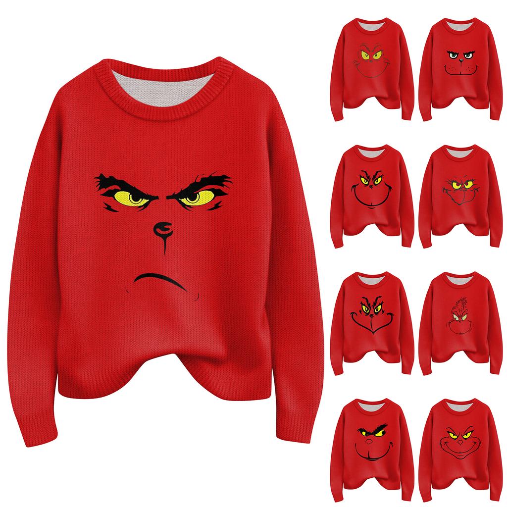 Women's Fashion Casual Long Sleeve Neck Sweater Pullover Top