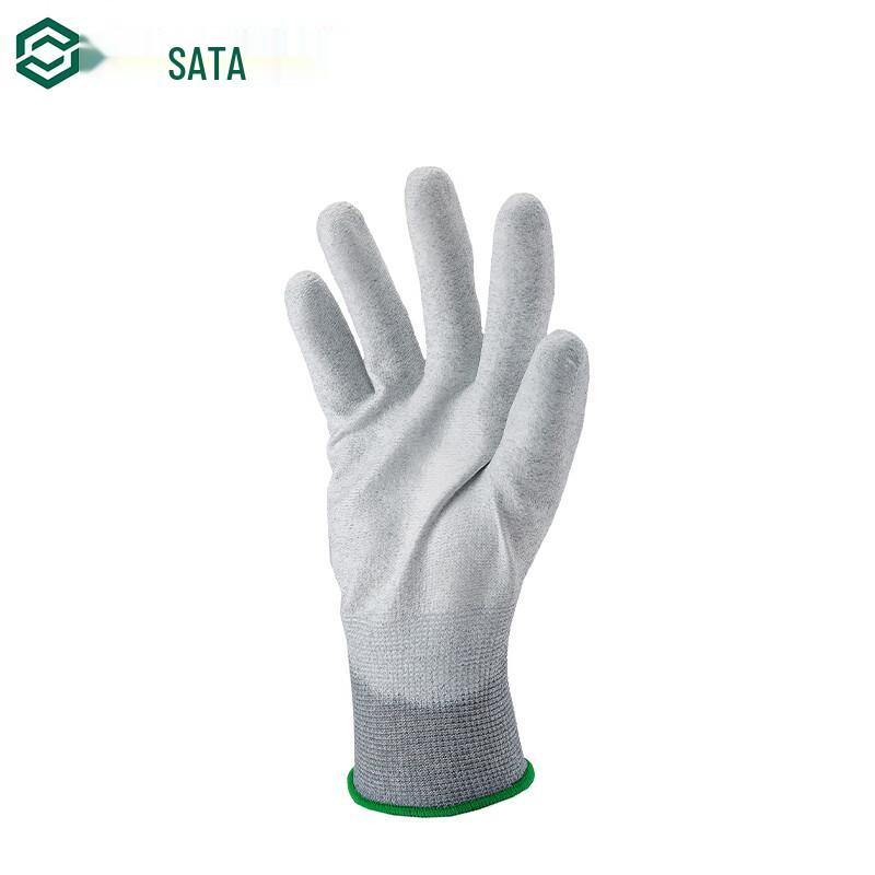 SATA SF0002 Anti-static Gloves 9 серый