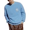 MLB Basic Logo New York Yankees Logo Fleece Crewneck Sweatshirt Unisex Sweatshirt Blue 3AMTF5116-50BLL