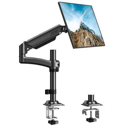 MOUNTUP Monitor Pole Supports LCD Display Load VESA Compatible Cable Management Arm, Type, 32-inch Monitors, High-Quality Arm, 2-10kg Capacity,