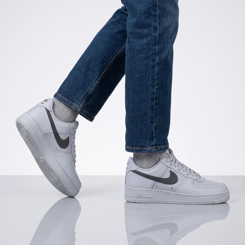 Nike Air Force 1 Low 07 Tech - Herren Sneakers Schuhe Grau IR0952-002 ORIGINAL