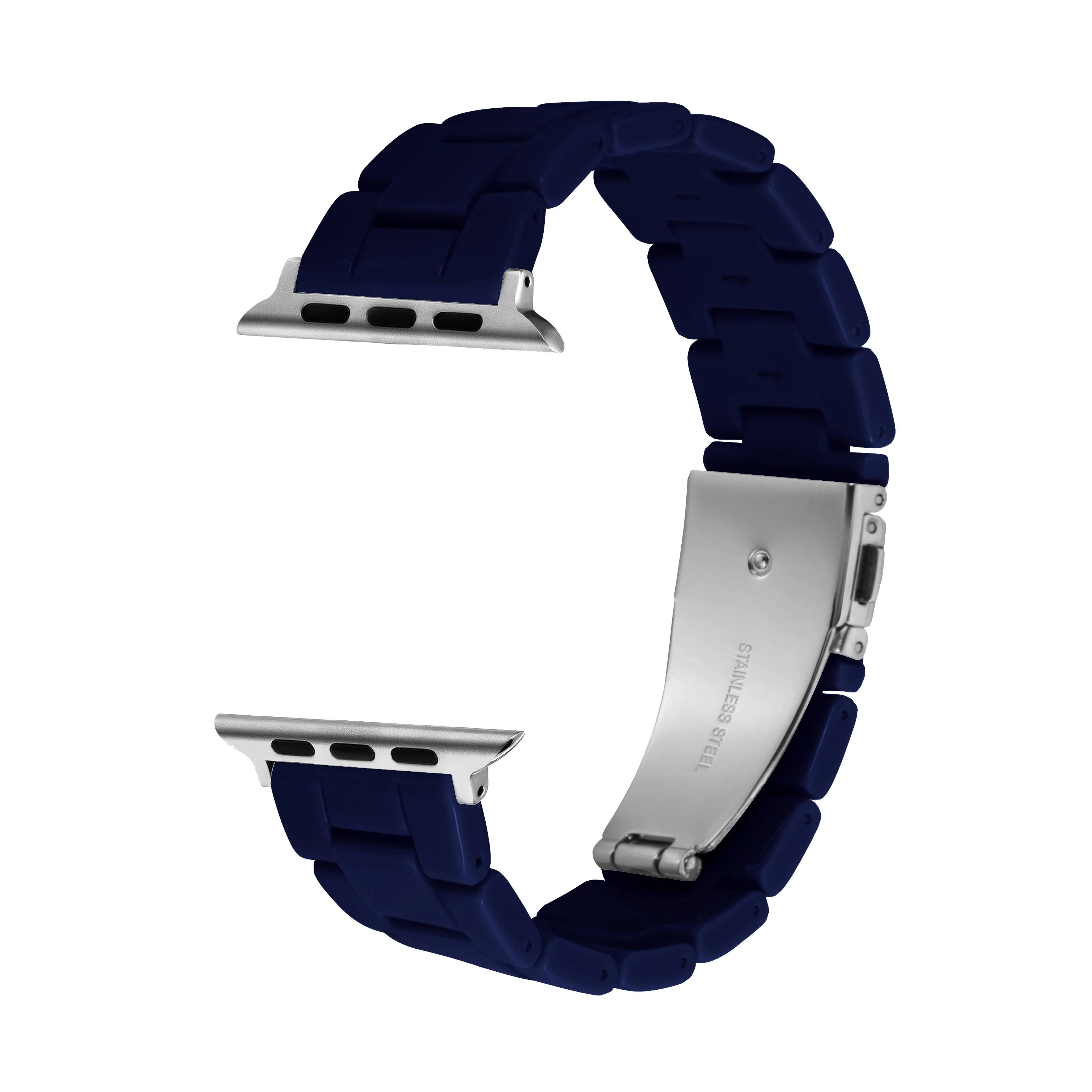 

Spring Rainbow Candy Resin Band for Apple Watch Ultra 2 49mm 7 8 9 41 45 40mm 42 44mm Strap Women Bracelet for IWatch 6 SE 38mm 40mm 41mm