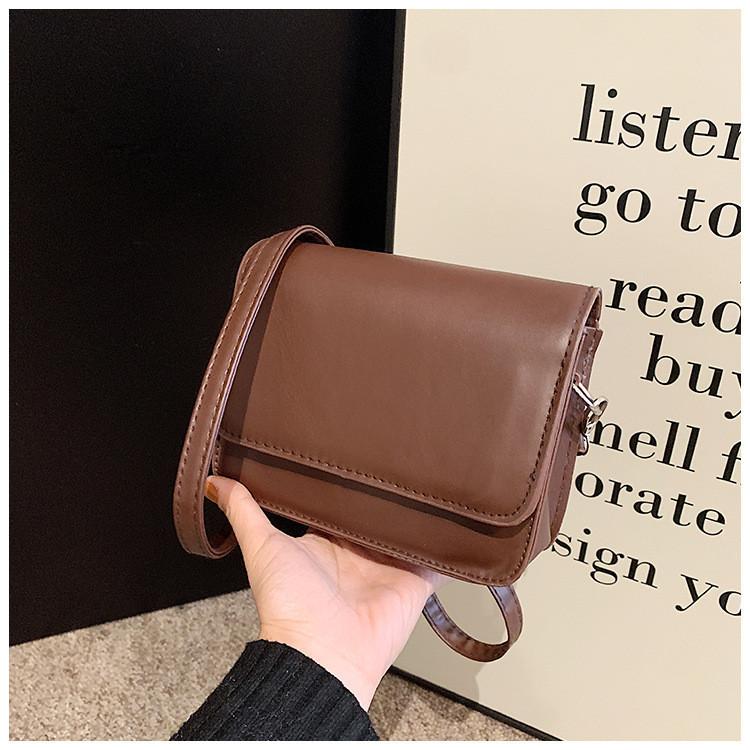 Trendige Streetstyle Umhängetasche 2023 Winter Neu Lässige Pendlertasche Retro Einfach Kleine Quadratische Tasche
