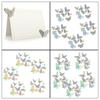 Pack of 72 3D Hollowout Design Colorful Butterfly Sticker for Living Room Bedroom Office Weddings Party Decorations