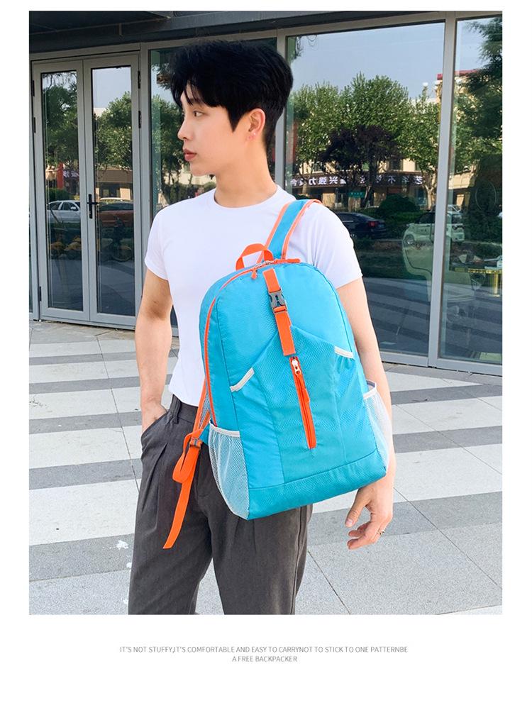 Unisex Ultralight Foldable Outdoor Backpack - Large Capacity for Travel, Hiking & Cycling