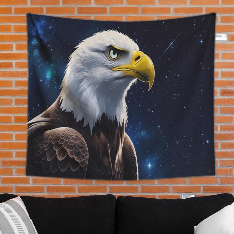 Majestic Bald Eagle tapestry