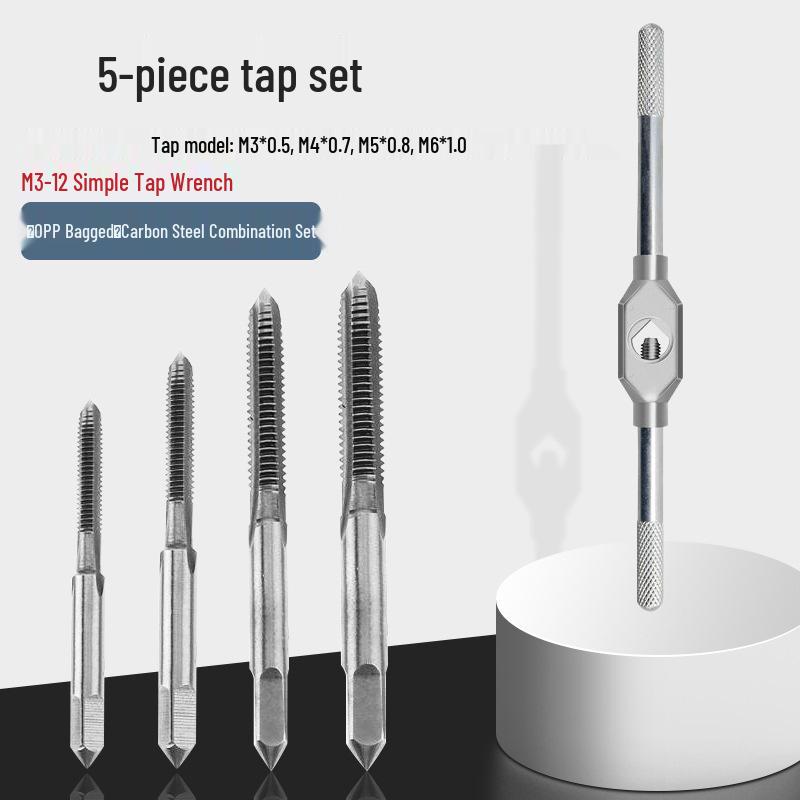 Multi-Spec Tap & Die Set: 12, 20, or 40 Pieces