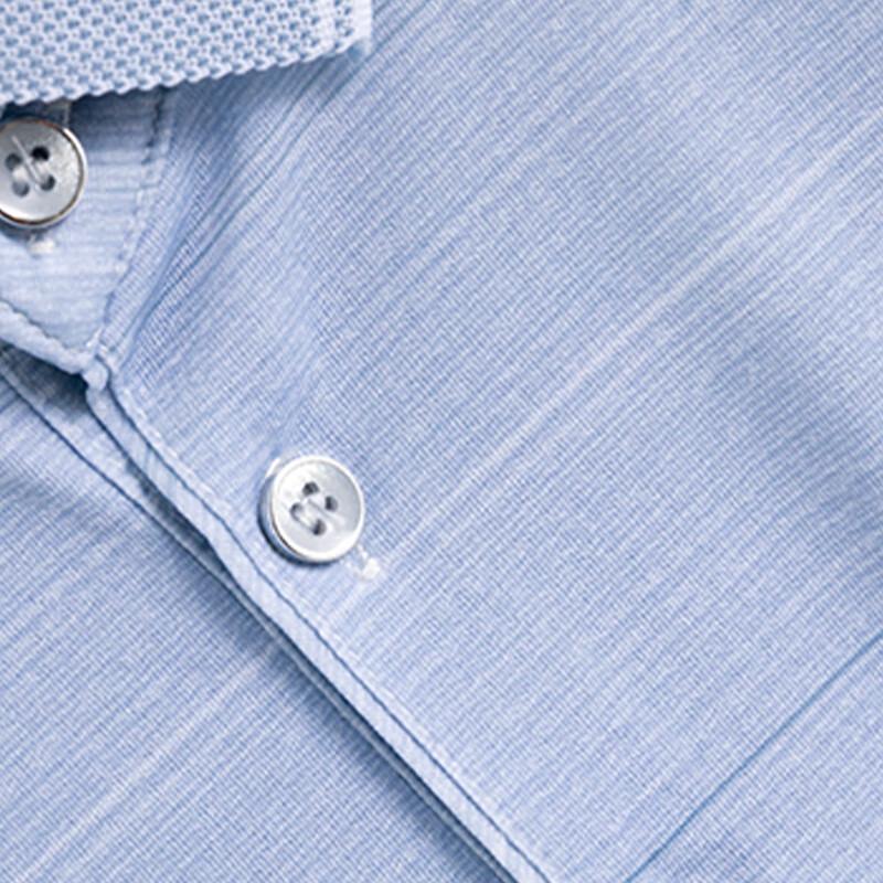 ROMON Men's Ice Silk Polo T-shirt & Casual Pants Two-Piece Set
