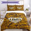 Boca Juniors Football Club Design Pattern Duvet Cover Set – includes 1 duvet cover and 2 matching pillowcases Bedroom decor Christmas gifts