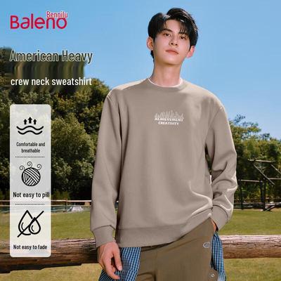 Baleno Men's Oversized Graphic Crewneck Sweatshirt