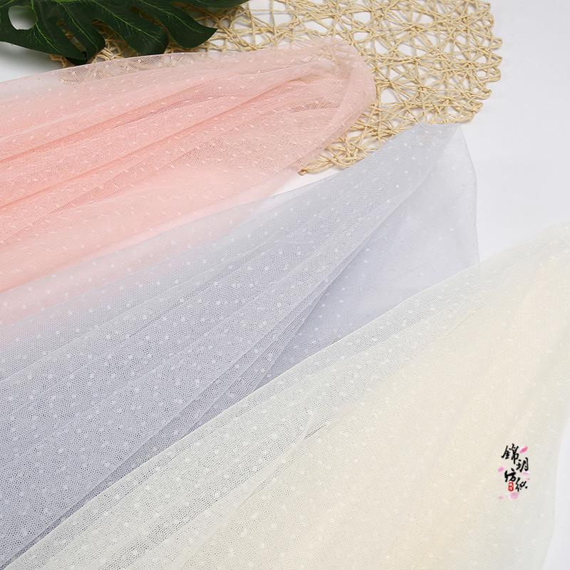 Ύφασμα Φόρεμα Μόδας Γυναικείο Δαντελωτό Δίχτυ με Πουά