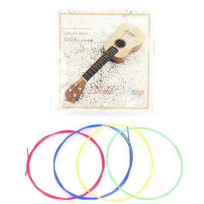 4'lü Set Renkli Naylon Teller Ukelele için Yedek Parça Aksesuarı