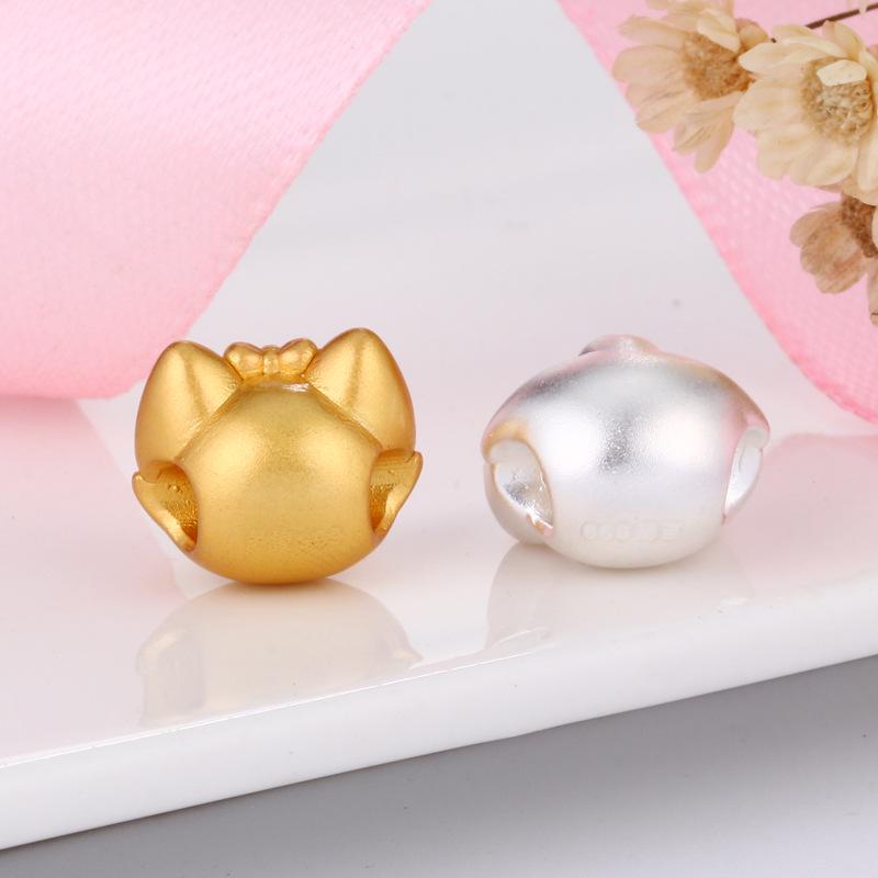 999 Sterling Silver Sanrio LinaBell Clown Kawsada Daji DIY Pure Silver Beading Accessories