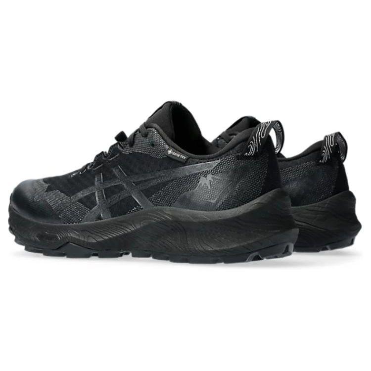 Asics Gel Trabuco 12 GORE-TEX Μαύρο Γραφίτης Γκρι Γυναικεία Αθλητικά Παπούτσια 1012B607-002