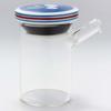 HASAMI Porcelain Clear Pot with Soy Sauce Dispenser, Rabbit Pattern, Large, 009228C701