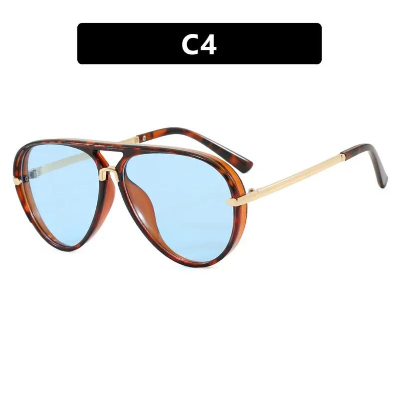 New Fashionable Toad Shaped Women'S Sunglasses Outdoor Neutral Travel Street Photography Large Frame Uv400 Sunscreen Glasses