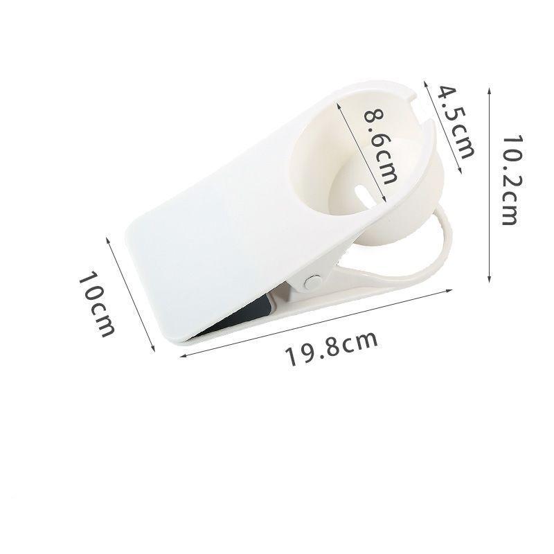 Creative Coffee Drink Cup Holder Table Side Water Cup Shelf Office Desktop Computer Desk Fixed Cup Holder Desk Storage Clip