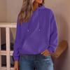 Women's Long Sleeve Oversized  Oversized Drop Shoulder Sleeves Women's Hooded Plush Sweatshirt