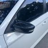 For Skoda Fabia 2015- Rapid 2016- Car Sticker Rearview Side Mirror Cover Wing Cap Exterior Door Rear View Case Trim ABS