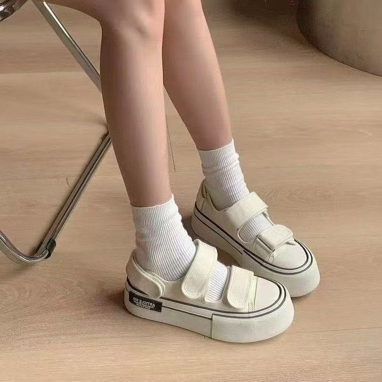 Canvas Shoes Niche Design Spring and Summer New Light Mouth Velcro Casual Child