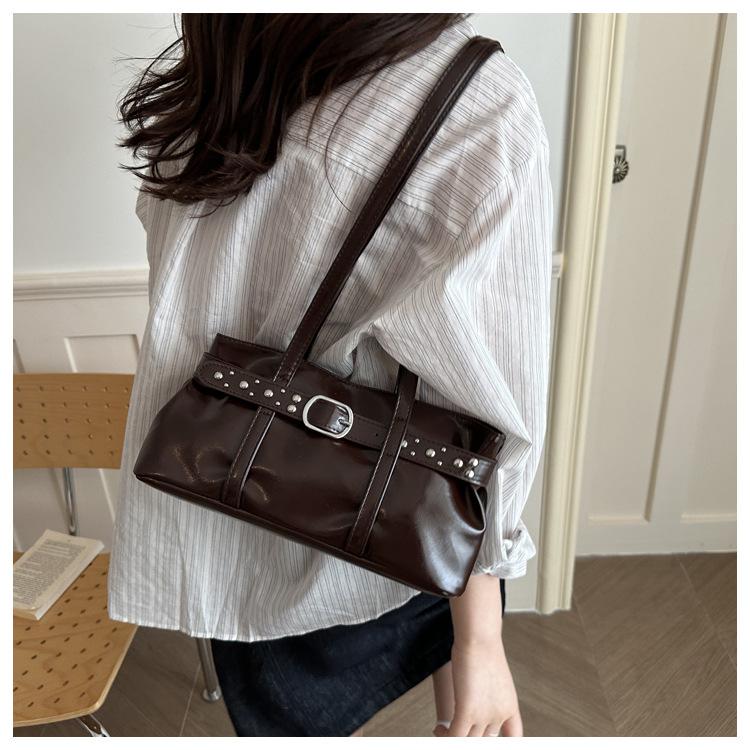 Schultertasche für Damen Kleine Clutch-Geldbörsen PU-Leder Tragetasche Modische Unterarmtasche Reißverschluss-Schultertaschen Kleine Geldbörsen Damen Mini Vintage Hobo Clutch