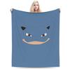 Funny 3D Pikachu Dotted Face Blanket Pokemoned Travel Flannel Bedding Throws For Living Room Soft Warm Quality Bedspread Gift