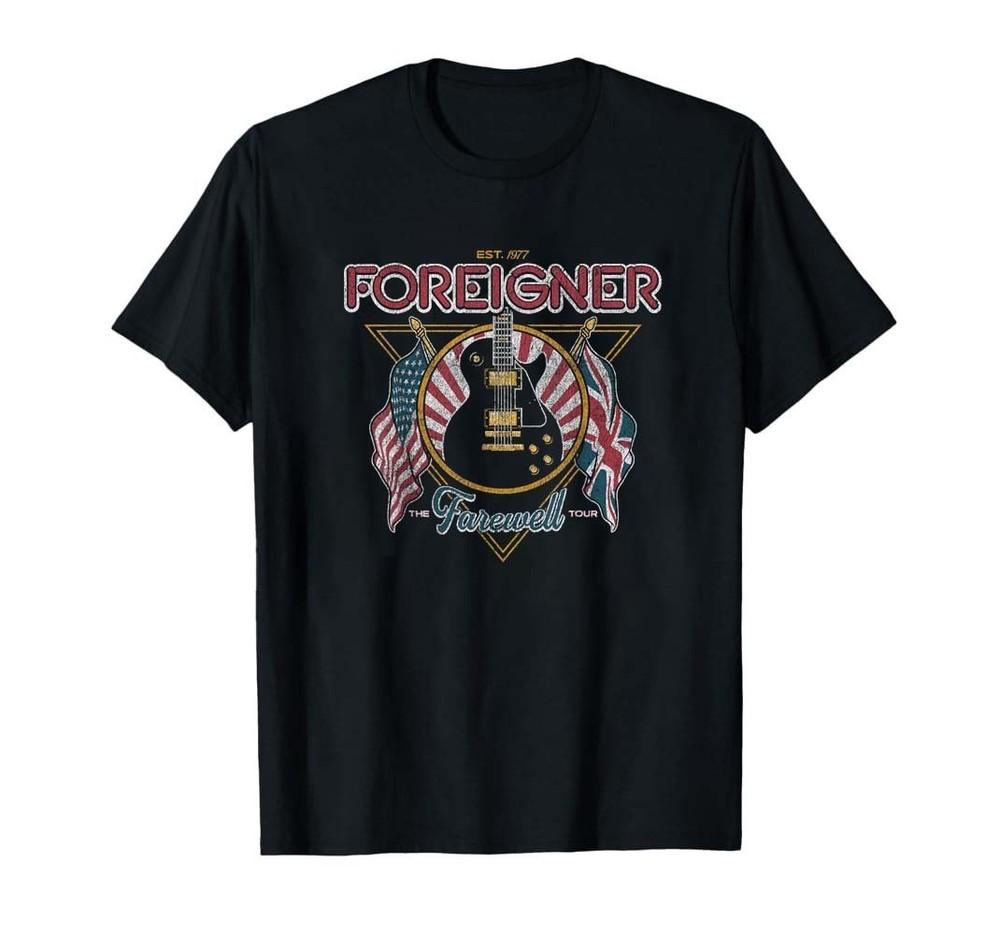 

Новая группа Foreigner Подарок для фанатов Унисекс Все размеры DO210 Унисекс Футболка Графическая футболка M