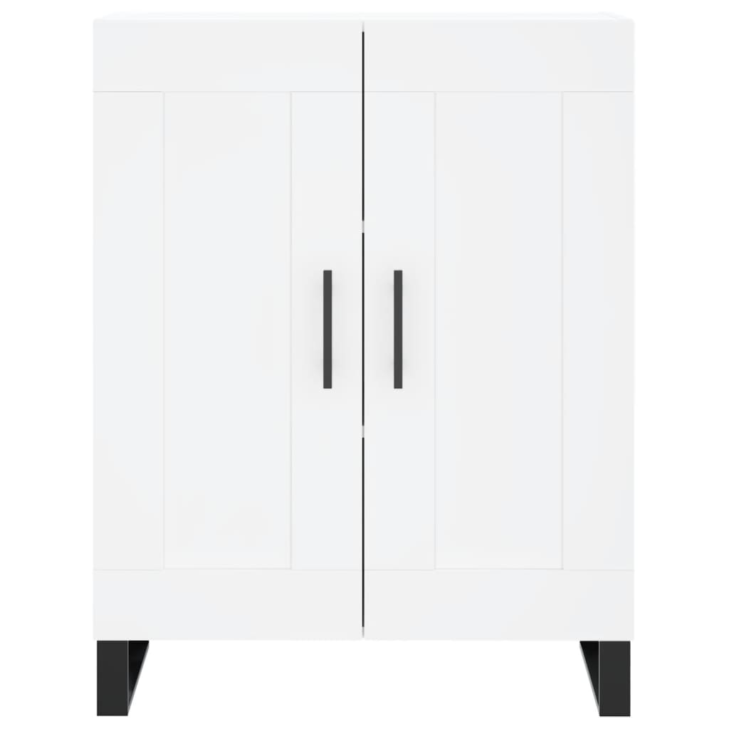 Highboard White 69.5 x 34 x 180 cm Particleboard
