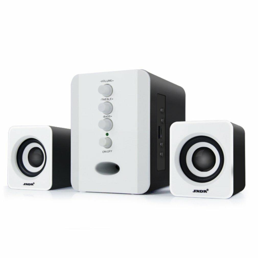 

Bluetooth Wireless 2.1 3 Channel Bass Combination Computer speaker Subwoofer 3.5mm Jack Music Loud Support FM TF USB Desktop Speaker USB（No bluetooth)