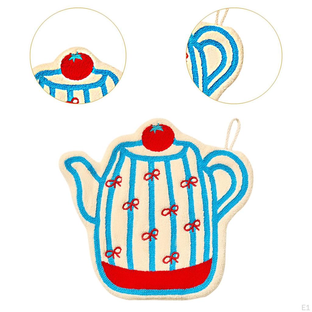 Absorbent, Decorative, Quick-drying, Fun Hand Towel, Bath Towel with Hanging Loop, for Hotel