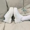 Dad's Shoes, Thick Soled Breathable White Shoes for Spring and Autumn, Student Casual Sports Shoes