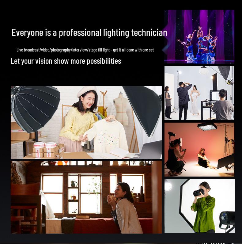 Yingbang Y500MAX Multi-DMX Stage & Live Room Fill Light