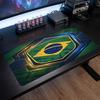 Mouse Pad Escudo da Seleção Brasileira de Futebol, Tapete de Mesa Estendido de Borracha Antiderrapante para Gaming, Escritório, Laptop, Presente para Fã