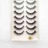 Hot 5/10 Pairs 54 New False Eyelashes Fluffy Lashes Long Makeup 3d Mink Lashes Extension Eyelash Mink Eyelashes for Beauty