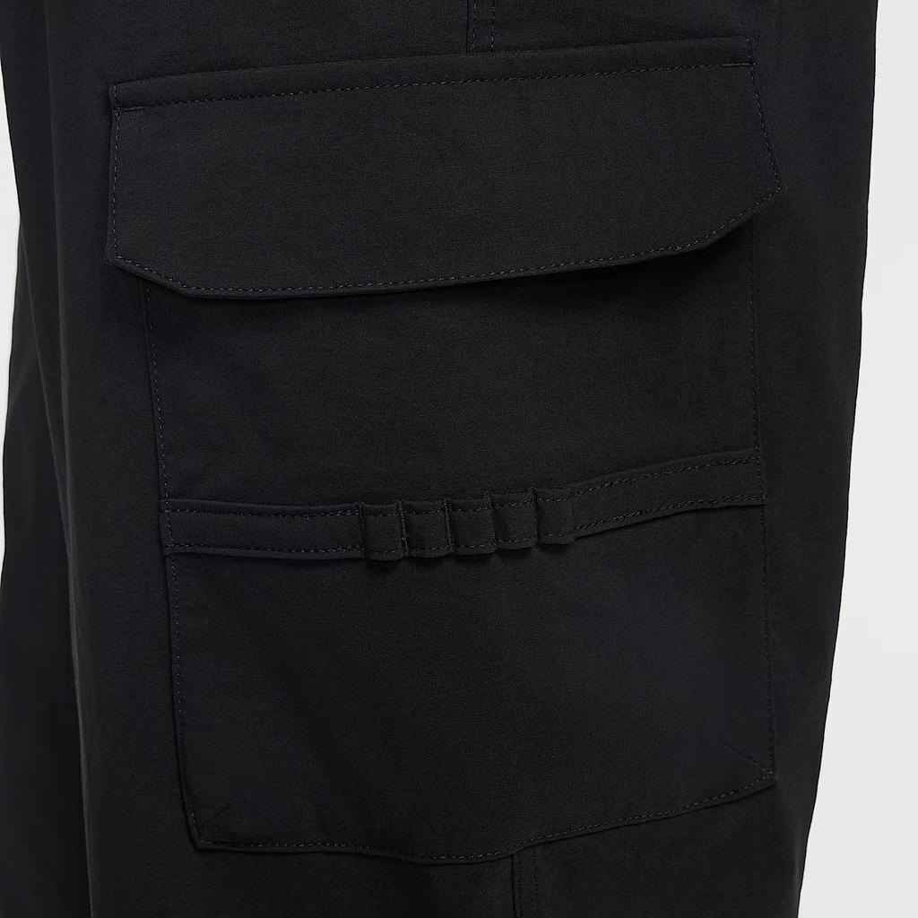 Nike Sportswear Woven Straight Leg Pants Black Men IB0659-010