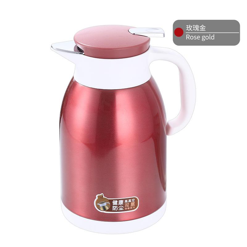304 Stainless Steel Double Layer Kettle Home Portable Thermos Pot Large Capacity Commercial Kettle Cold Water Kettle Tea Kettle
