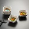 Japanese Ceramic Dipping Sauce Small Plate Household Flavor Dish Soy Sauce Vinegar Seasoning Plate Jam Plate Mini Internet Celebrity Dipping Sauce Rou