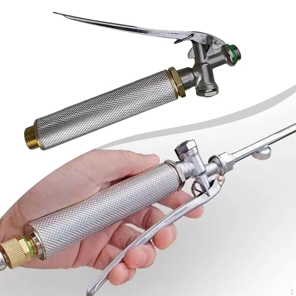And High-pressure Sprayer Handle Made of Aluminum Alloy, 14 X 1.5 Mm Connector, Accessories for
